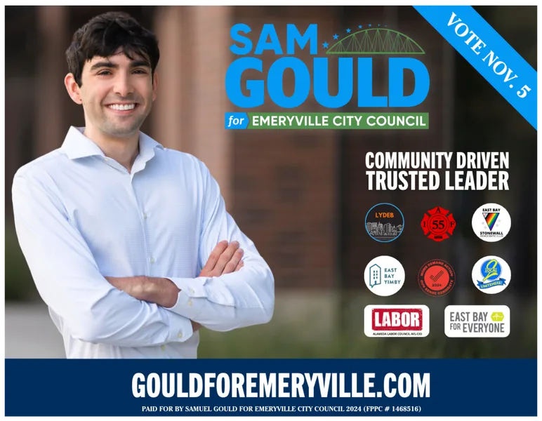 Sam Gould campaign mailer front